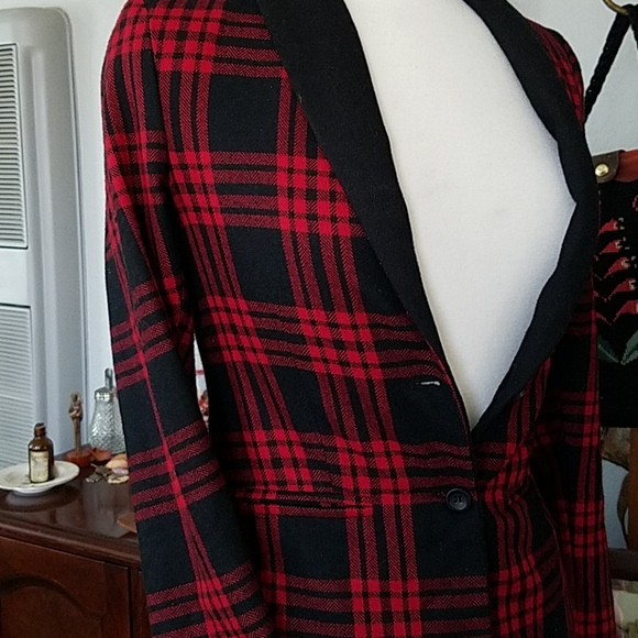 ❤🌡💥🤯Never Worn Dolce Vita Scotch Plaid Blazer - Picture 3 of 6